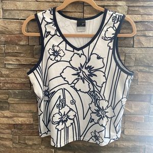 Nike Dri-fit floral mesh tank top size Medium